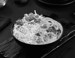 Kadi Pakoda Rice Bowl