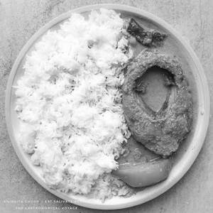 Rohu Curry With Plain Rice