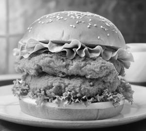 Chicken tower burger