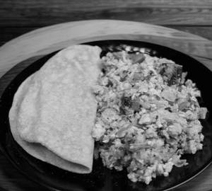 Egg Bhurji + 4 Roti