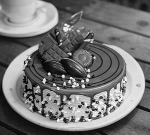 Truffle Chocolate Cake Veg (500 Grams)