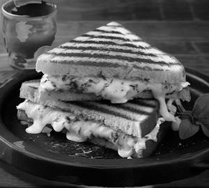 Corn and cheese sandwich