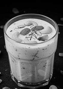 Cold Badam Milk With Ice Cream