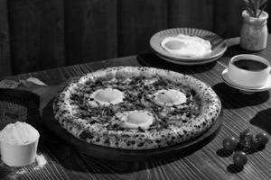 SuperYou High Protein Sun-Dried Tomato Tuscan Egg Pizza.