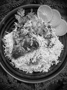 Chicken fry piece pulao