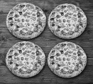 M [4 combo] mix veg pizza [8 inch medium]