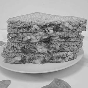 Mushroom Corn Sandwich