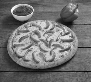 Cheesy Capsicum Pizza