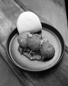Thai Crab Cakes With Curried Crab & Steamed Bao