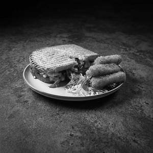 Mushroom & Cheese Sandwich