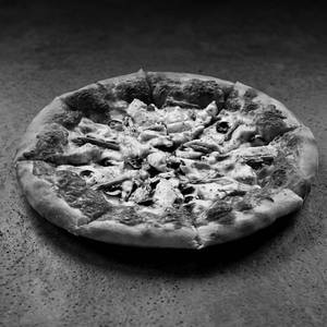 Grilled Asparagus & Roasted Chicken Pizza