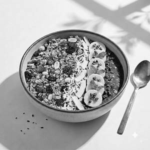 Mocha Smoothie Bowl (Gluten Free, Low Cal)