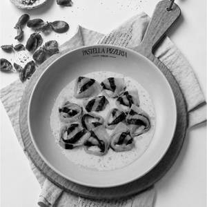 Wild Mushroom Tortellini with Truffle Alfredo