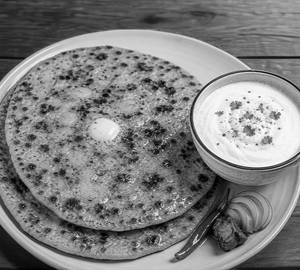 Ghee Aloo Paratha With Curd (2)