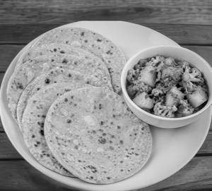 Veg Sabji With 6 Butter Roti  Combo