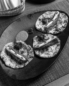 Trio Mushroom Seekh On Kulcha