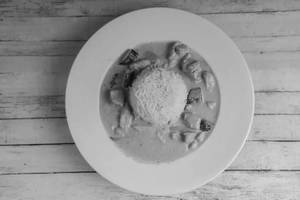 Veg Green Thai Curry Rice