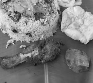 Dum Biriyani + Fry ( Chicken)