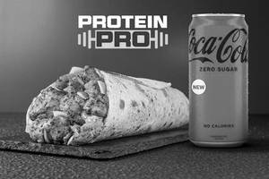 Masala Chicken Tikka Protein Pro Wrap & Coke Zero Combo.