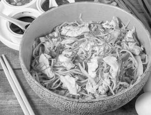 Egg Hakka Noodles