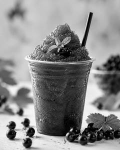 Blackcurrant  sorbet Slush