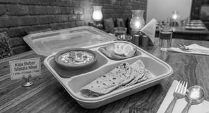1 Kaju Butter Masala + 3 Chapati + Salad