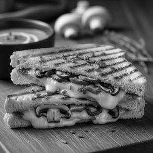 Mushroom cheese Sandwich