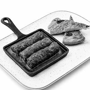 Mutton Seekh Kebab, Kashmiri Roti