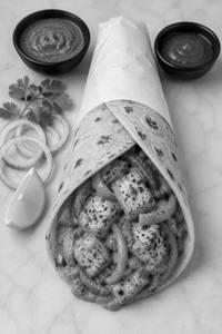 Makhni paneer kathi roll