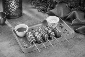 Pan Fried Paneer Satay