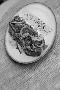 Creamy Garlic Mushroom Toast