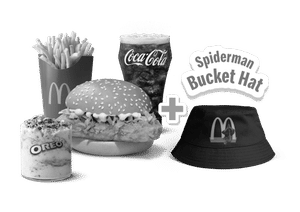 McSpicy Chicken Burger Spiderman Brand New Day Meal