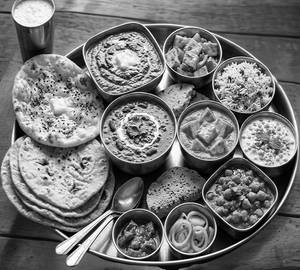 Punjabi thali