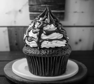 Silky Truffle Cupcake