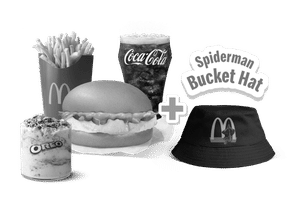 McEgg Burger Spiderman Brand New Day Meal