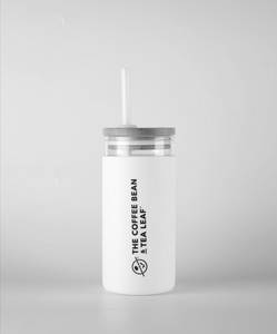 Glass Sipper With Sleeve, Straw & Lid -V3