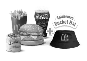 Corn and Cheese Burger Spiderman Brand New Day Meal