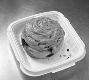 Blueberry iced blueberry rolls 