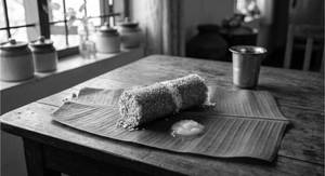 Red Rice Puttu With Ghee
