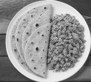 2 Chapati With Anda Bhurji
