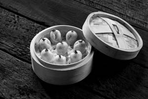 Edamame Truffle Dumpling
