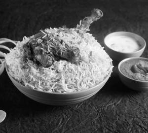 Hyderabadi Chicken Dum Biryani (1 Pcs)