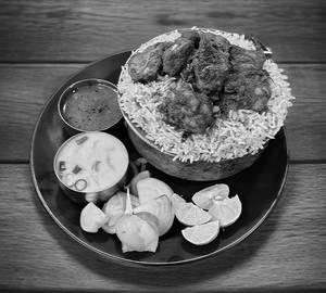 Chicken Fry Pieces Biryani Full