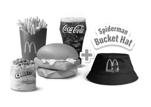 Filet O Fish Burger Spiderman Brand New Day Meal