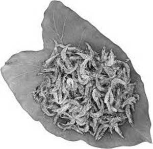 Brown [ jhinga] fish fried   [100 gms]