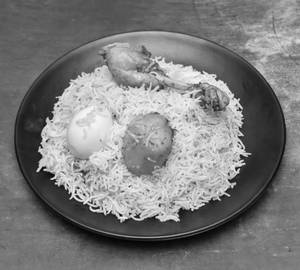 Chicken Egg Biryani [ Serves 1 ]