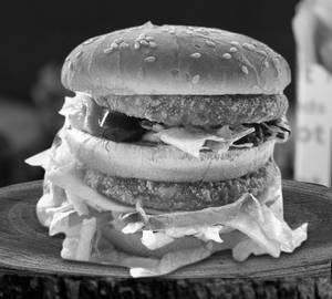 Aloo tikki burger double