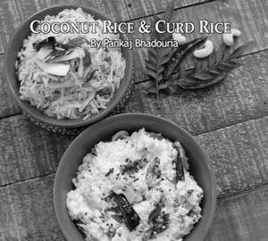 Coconut Rice And Curdrice