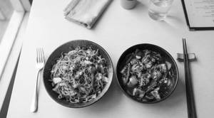 Veg Noodle + Chilli Paneer Gravy