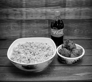 All Mix Fried Rice+Chicken Kebab [3Pcs]+Coke 250Ml